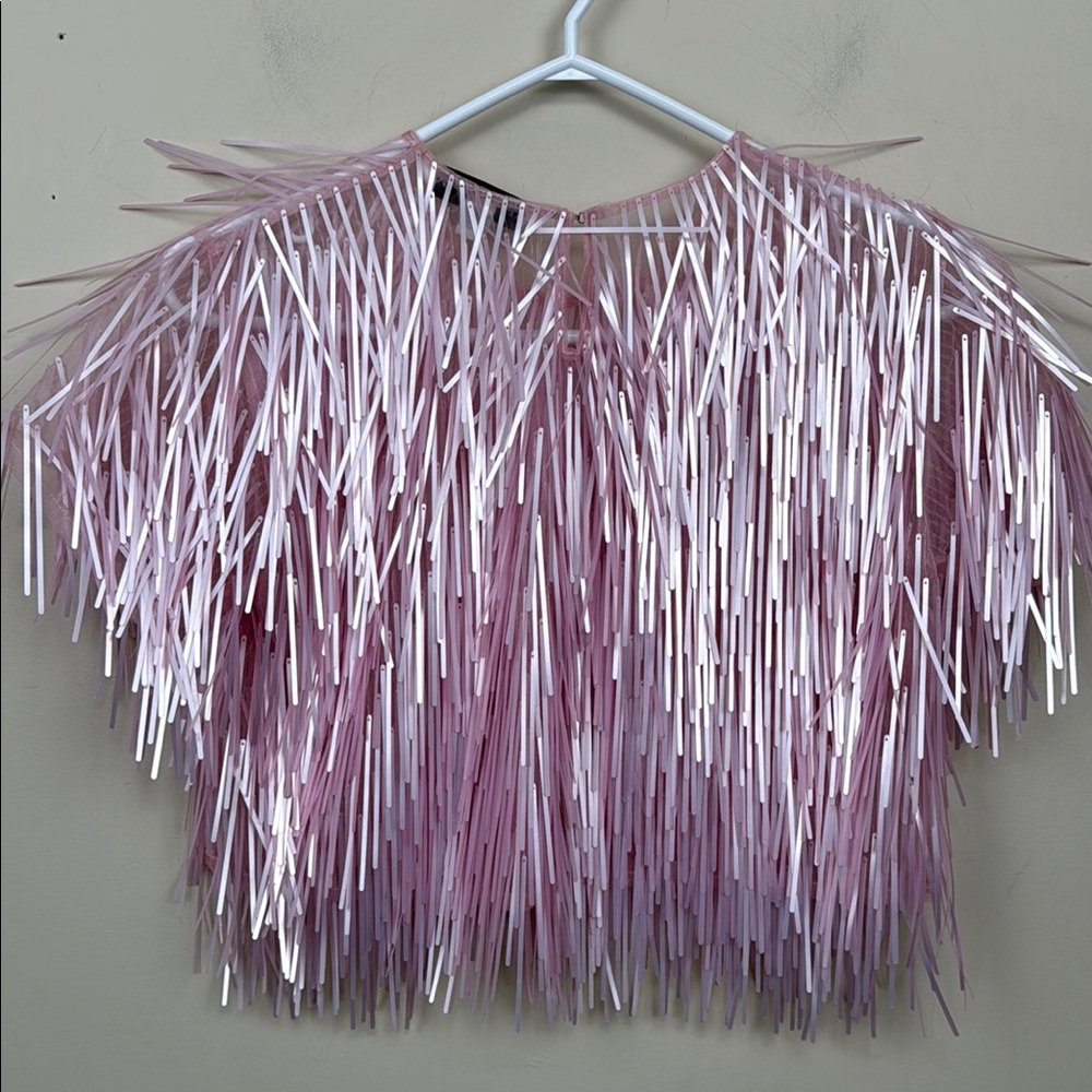 πNEW MARIANDREE GAITAN OLIVIA TOP -rose medium - Picture 12 of 13